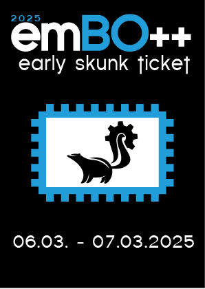 Early Skunk Ticket for emBO++ 2025